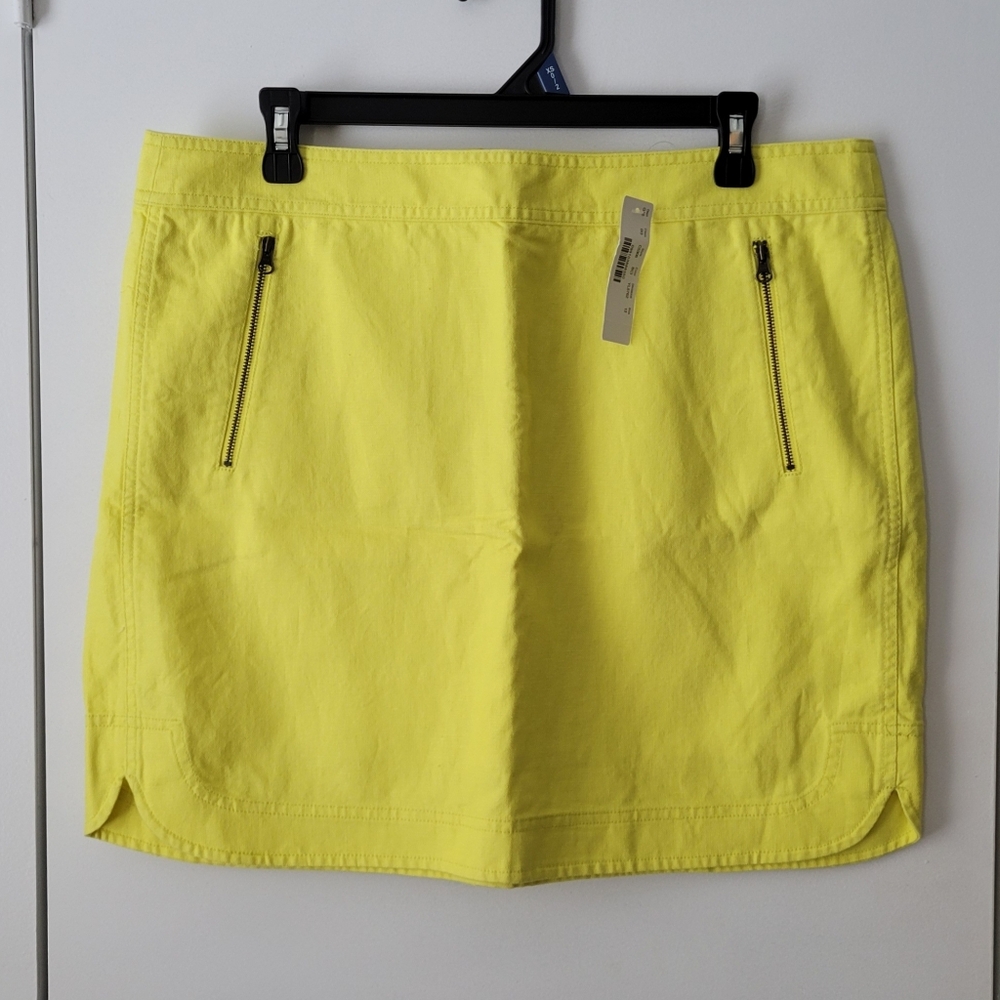 J Crew Yellow Skirt